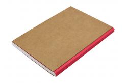 China Hardcover Custom Journal Printing Flocking Kraft Paper Sewing Glued Binding supplier
