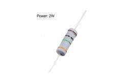 China 0.1Ω To 910KΩ 2W Carbon Film Resistor For Electronics supplier