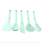 Non Stick Silicone Cooking Utensils Kitchen Set 5 Pcs Of Scraper Shovel Spoon