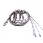 Hanging Lamps Wire Rope Lanyard Suspended Ceiling Cable Assembly With Carabiner