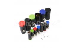 China Low Profile Aluminum 3 Pin Female XLR Connector For Audio Devices supplier