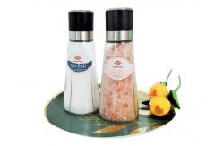 China Compact Grinder And Shaker With Condiment Manual Plastic Grinder Mill With Salt Pepper supplier