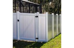 China Durability 6*8 Feet virgin PVC Cheap Full Privacy Fence supplier