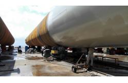 China 1000T Fit Up Rotator For Monopile Windtower Offershore Windmill supplier