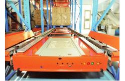 China Safety Radio Shuttle Racking Custom Dimension High Working Efficiency Red Coating supplier