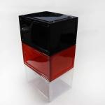 Magnetic Thickened Transparent Shoe Box , Side Open Door Stackable Shoe Bin