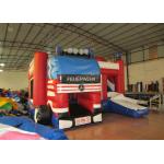 Fire engine inflatable combo inflatable fire truck combo Fire Fighting Truck inflatable combos