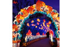 China Shopping Mall Chinese Festival Lantern Shape Custom Personalised Chinese Lanterns supplier