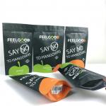 Custom Logo Printed Stand Up Zipper Pouch Smell Proof Waterproof Plastic Packaging Bags for sale