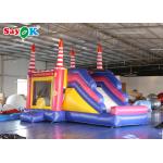 Inflatable Slippery Slide Inflatable Bouncers Slide Birthday Bounce House For Entertainment for sale