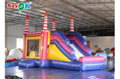 China Inflatable Slippery Slide Inflatable Bouncers Slide Birthday Bounce House For Entertainment supplier