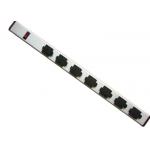 Waterproof Rack Mountable Power Strip PDU For Cabinet 7 Way / 8 Way UL Approved for sale