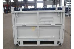 China Q235 Steel Stillage Cage Crates Sheet Metal Pallet Custom 940x545mm supplier