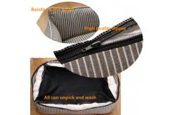 China Soft Washable Breathable Rectangle Dog Sleeping Bed Anti Slip Bottom supplier