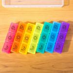 Portable Moisture Proof 7 Day Pill Box With Large Compartments