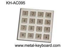 China Rugged Stainless Steel Keyboard Panel mount Keypad with 16 Keys supplier