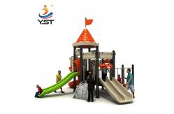 China Outdoor Galvanized Pipe Kids Playground Slide With SS304 Fasteners supplier