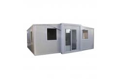 China Expandable Container House With Steel Frame And Weather-resistant Sandwich Panel supplier