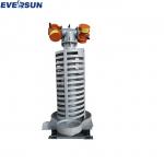 Water Cooled Spiral Screw Conveyor Vertical Elevator For Rubber Particles for sale