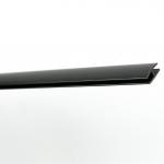 Wide Flexible H Channel Extrusion Profile White