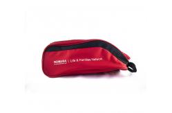 China Tour Zipper Ventilate Shoe Storage Bag 300D Polyester Oxford Fabric supplier