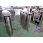 Biometric Barcode Ticket Metro Flap Barrier Gate For Access Control for sale