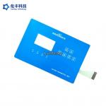 Embossed Buttons PET Custom Membrane Switch With Glossy Surface for sale