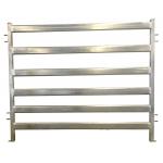 40x40 1.8M x 2.1M Heavy Duty Cattle Corral Panels For Sale 6 Oval Bars 30*60mm for sale