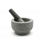 Heavy Duty Stone Mortar And Pestle Set For Guacamole Pesto Herb Granite Grinder Bowl for sale