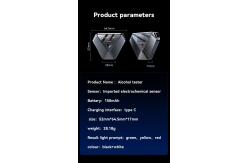 China Battery Powered Portable Alcohol Breathalyzer With LCD Display Data Storage Available supplier