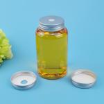 Clear PET Disposable Plastic Juice Bottle 400ml Customized Logo Printing for sale