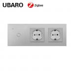 Residential 60mm Switch Socket Combination Commercial Modular Switches And Sockets