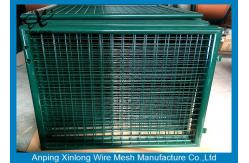 China Customized Dark Green Welded Mesh Fence Gate For Private Yard and Garden supplier
