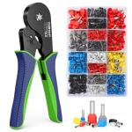 Hexagonal Electrical Wire Crimper Set 1150 Pieces Terminals For 0.05-16mm2 for sale