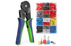 China Hexagonal Electrical Wire Crimper Set 1150 Pieces Terminals For 0.05-16mm2 supplier