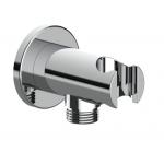 Anti Corrosion Bathroom Shower Spare Parts Chrome Finish Shower Hose Wall Outlet for sale
