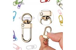 China Metal Swivel Snap Hook Clips , Lobster Trigger Clasps For Keychain Diy Charms supplier