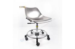 China Height Adjustable Lab Lift Chair With 5 Wheels And 350mm Aluminum Alloy Base supplier