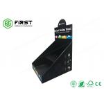 Customized Matte Black Recyclable Promotion POP Cardboard Paper Counter Display Stand