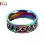 304 Stainless Steel Twist Chain Ring for sale