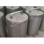 Ss304 Decorative Wire Mesh 1.2mm Thickness Perforated Metal Pipe Oxidation Treatment for sale