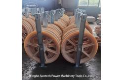 China Triple Construction Conductor Stringing Pulley Nylon Block 60KN 660mm supplier