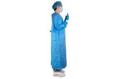 China No Burr Medical Surgical Gown Wearing Resistant With Ultrasonic Heat Seal supplier