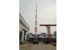 China Red White Rapid Deployment Tower Telescopic For Hanging Communication Antenna supplier