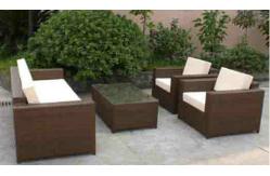 China 4pcs garden rattan sofas    supplier
