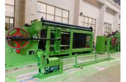 China 60*80mm Gabion Mesh Making Machine Stone Cage Box For Sustain Bank supplier