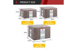 China Fabric Thickened Folding Cloth Storage Boxes Odorless Weight 550g Space Saving supplier