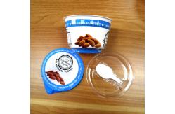 China 200ml 7oz disposable yogurt cups yogurt container with aluminum foil lids supplier