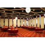 Panel Height 4 m Sliding Aluminium Track Movable Partition Walls / Classroom Dividers
