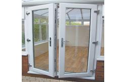 China Soundproof UPVC Glass Entry Door With Double Triple Glazed And Grilled supplier